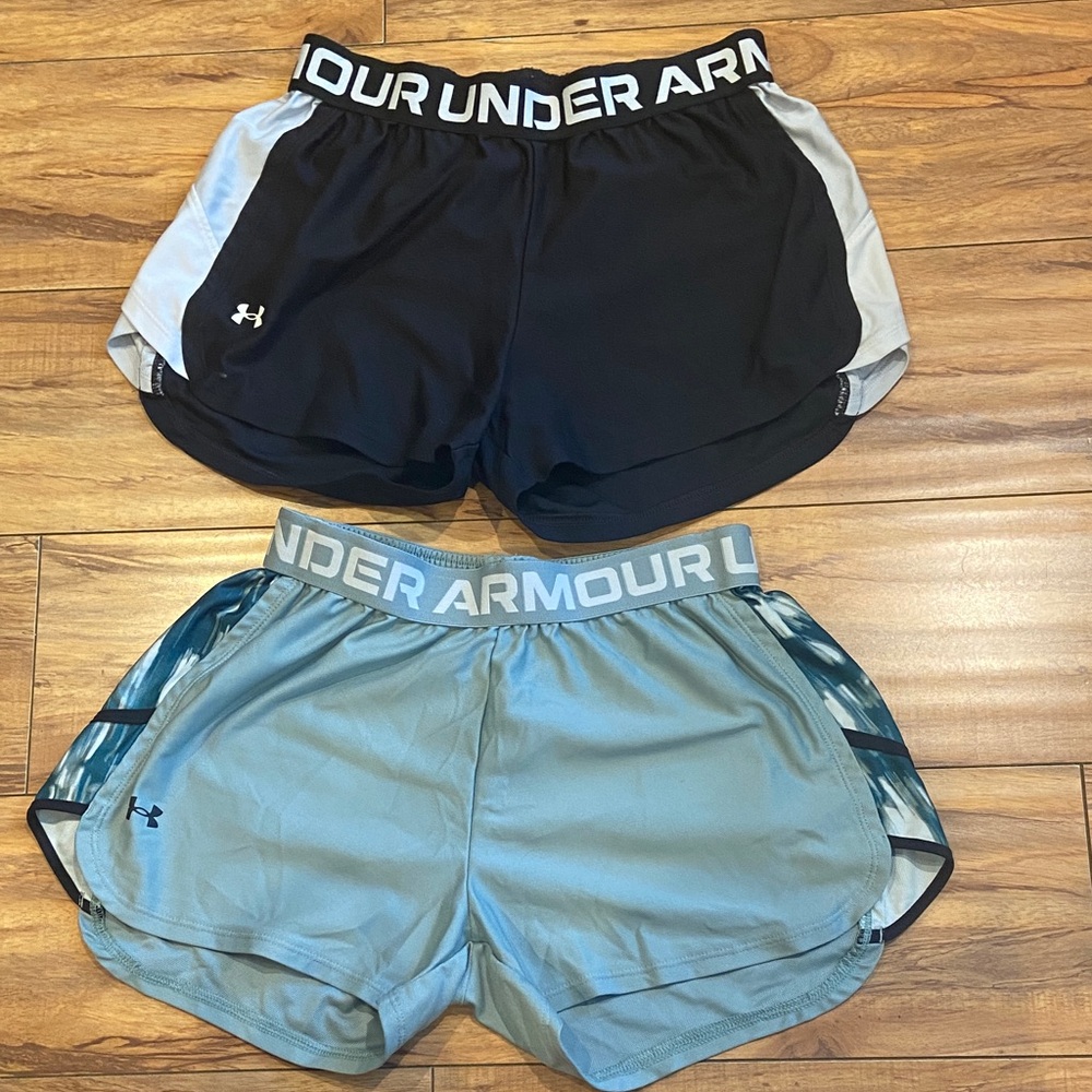 Under Armour Women’s Athletic Shorts - Black & Sage Green